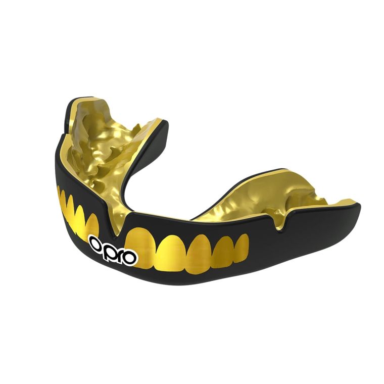 OPRO Instant Custom Fit Teeth, černá/zlatá/zlatá
