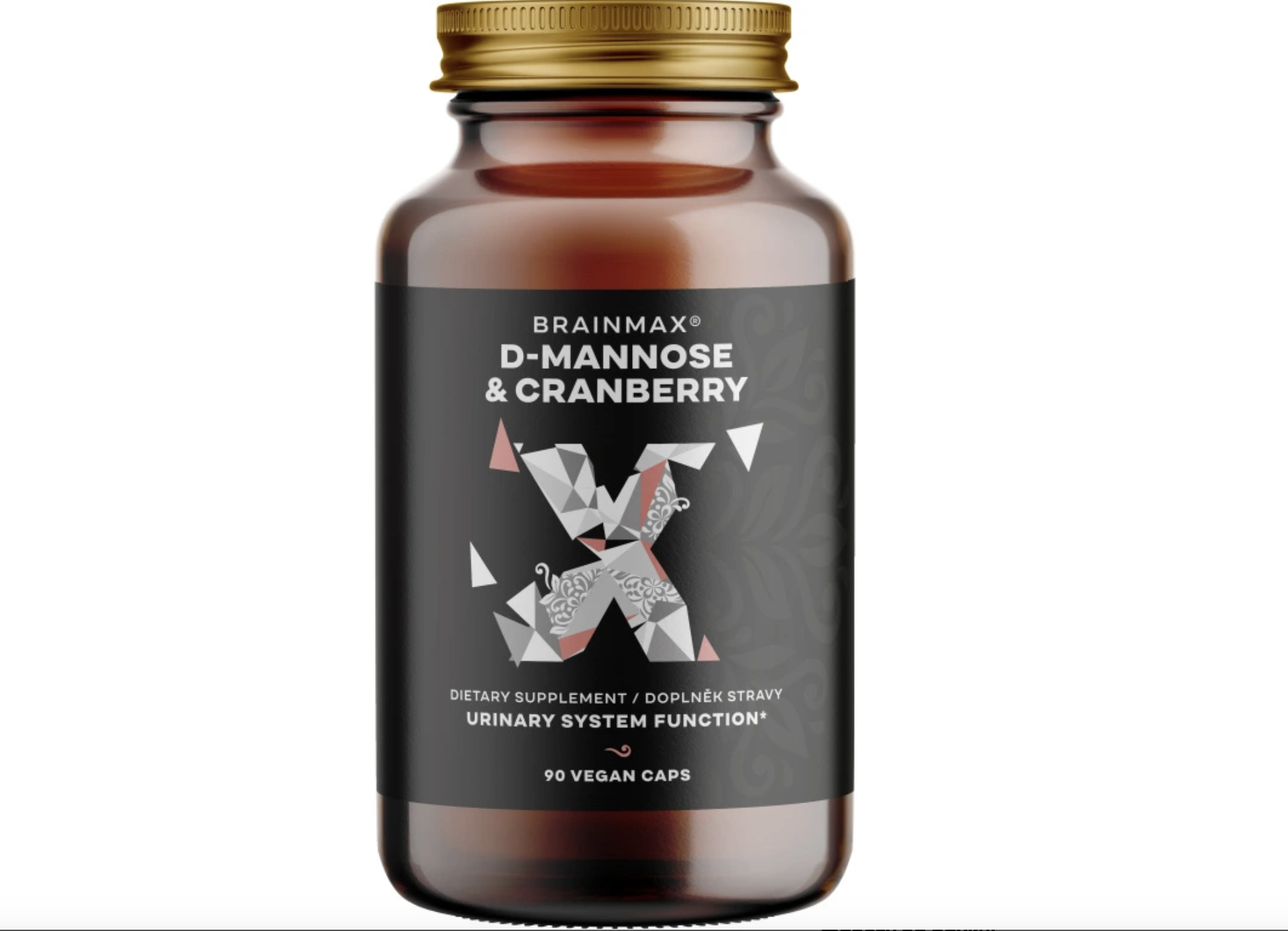 BrainMax D-Mannose & Cranberry, 90 rostlinných kapslí