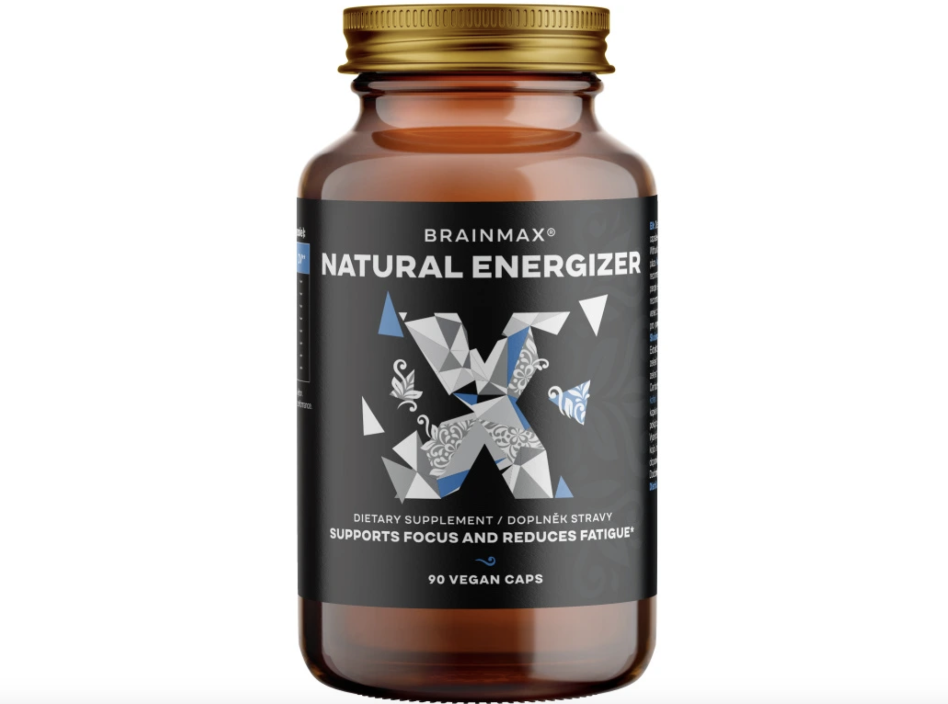 BrainMax Natural Energizer caps, 90 rostlinných kapslí