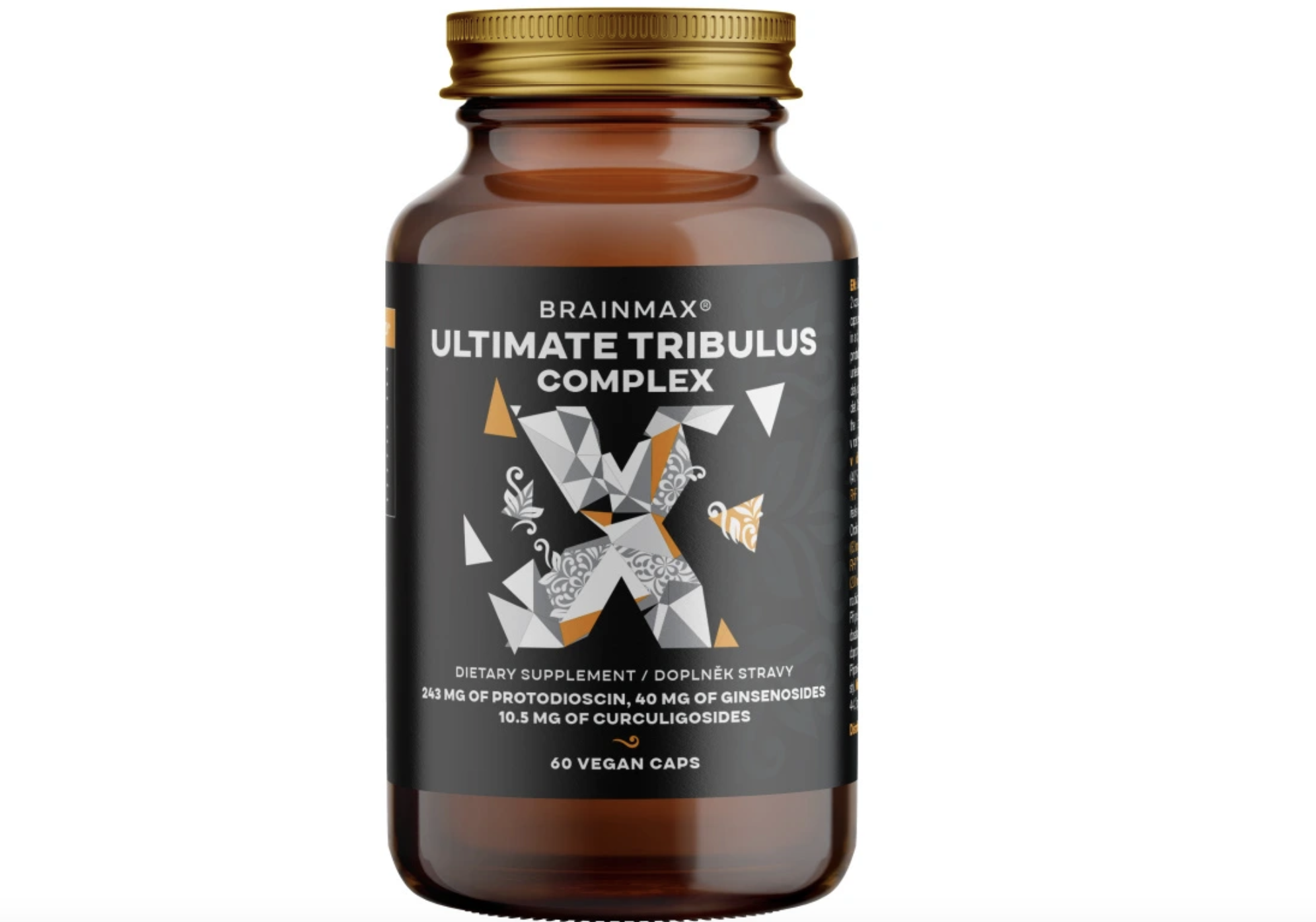 BrainMax Ultimate Tribulus Complex, 60 rostlinných kapslí