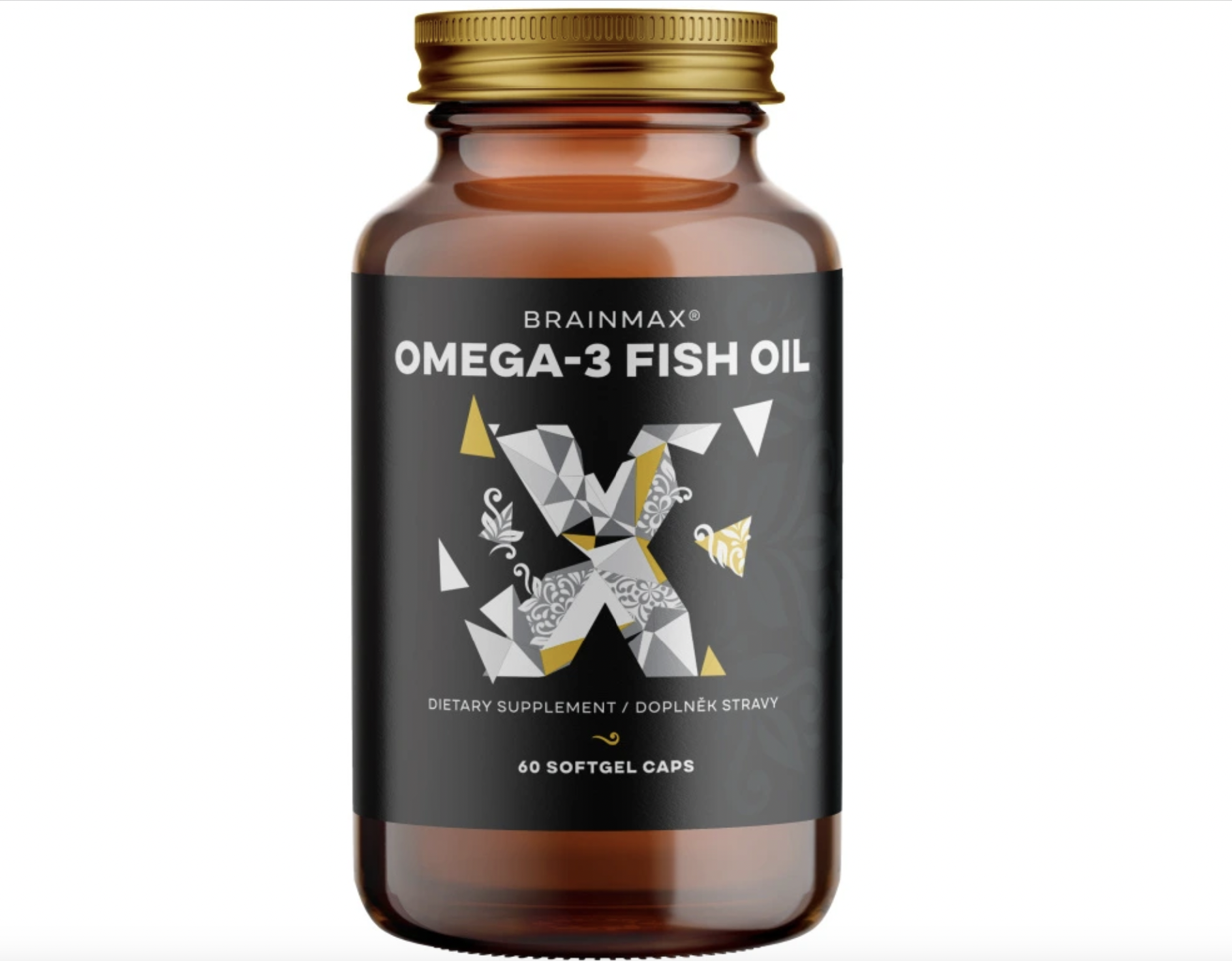 BrainMax Omega-3 Fish Oil, 60 softgel kapslí Obsah: 60 kapslí