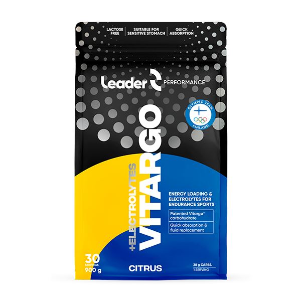 Leader Vitargo + Electrolytes 900 g - citrus