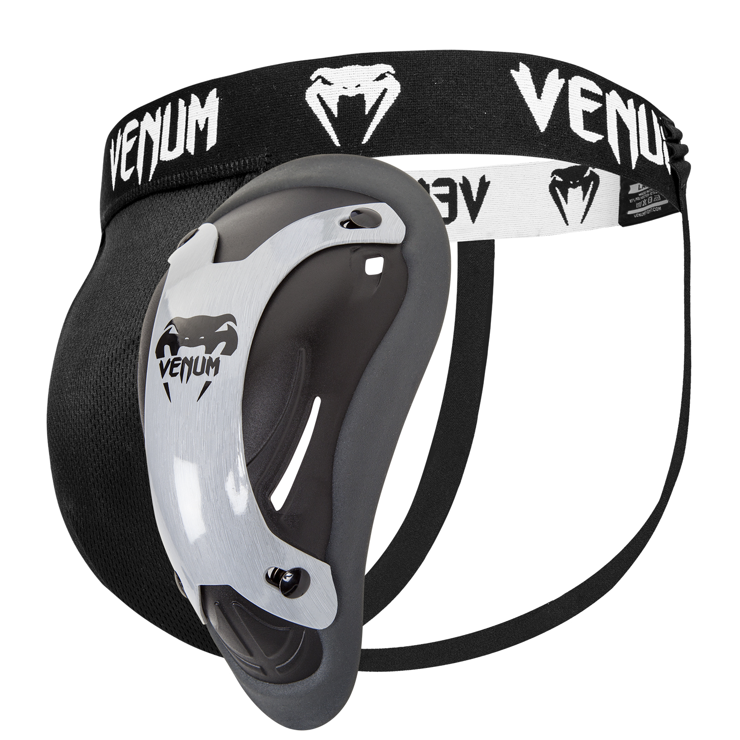 Venum Competitor Groin Guard & Support - Silver Series Velikost: L