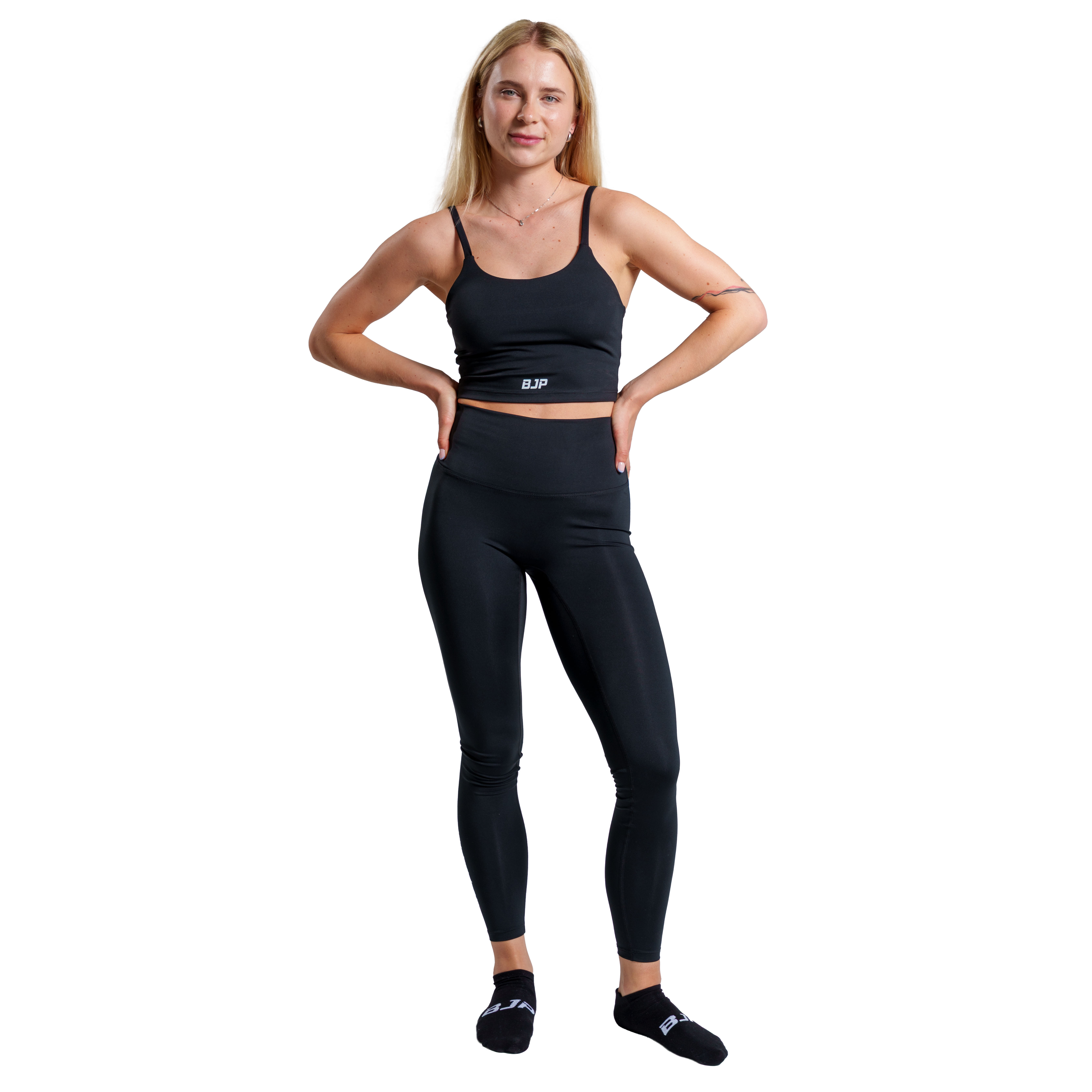 Dámské legíny BJP Women Power, černá Velikost: M