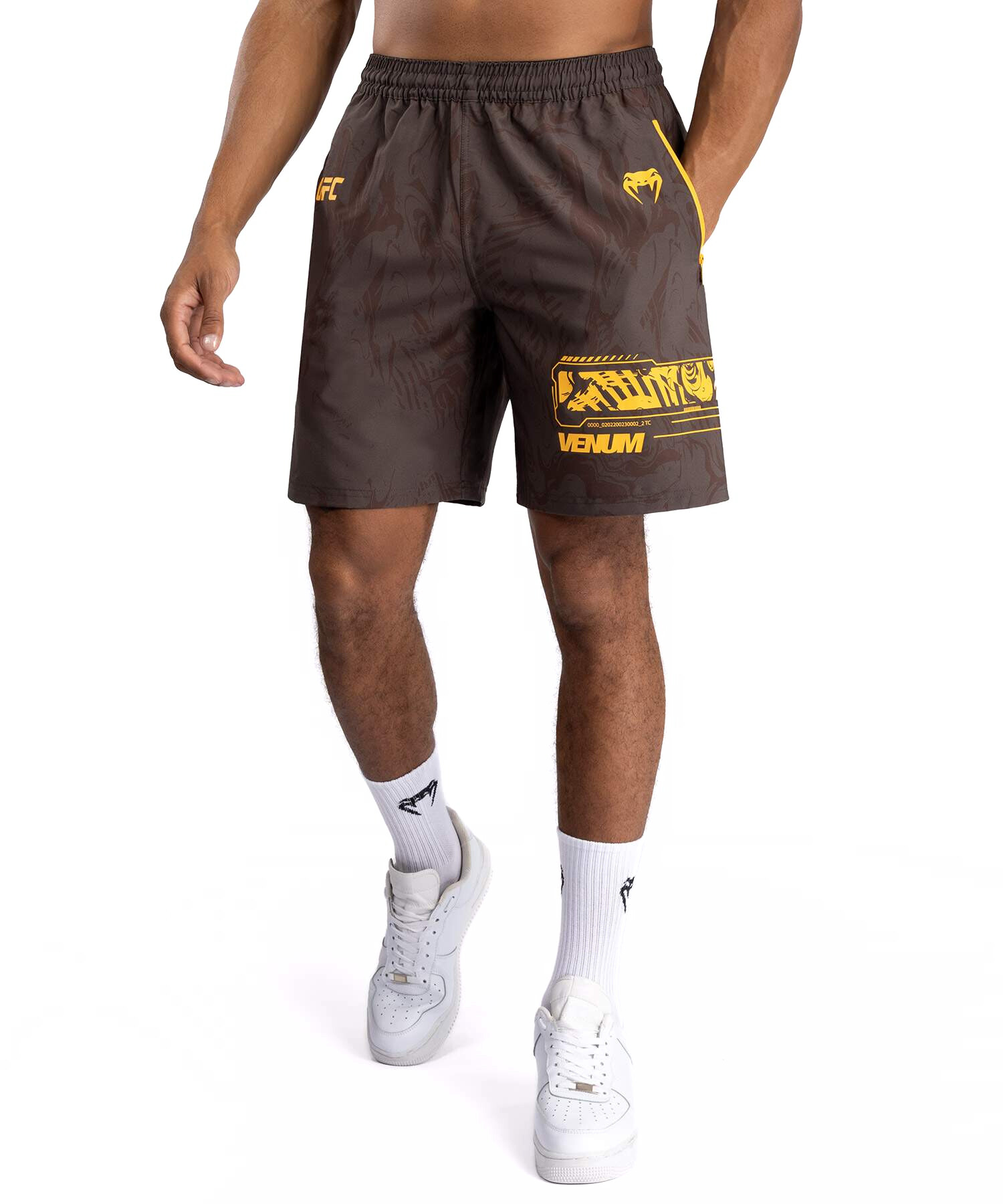 UFC Fusion by Venum Fight Week Men’s Performance Short - Earthen Brown Velikost: XXL