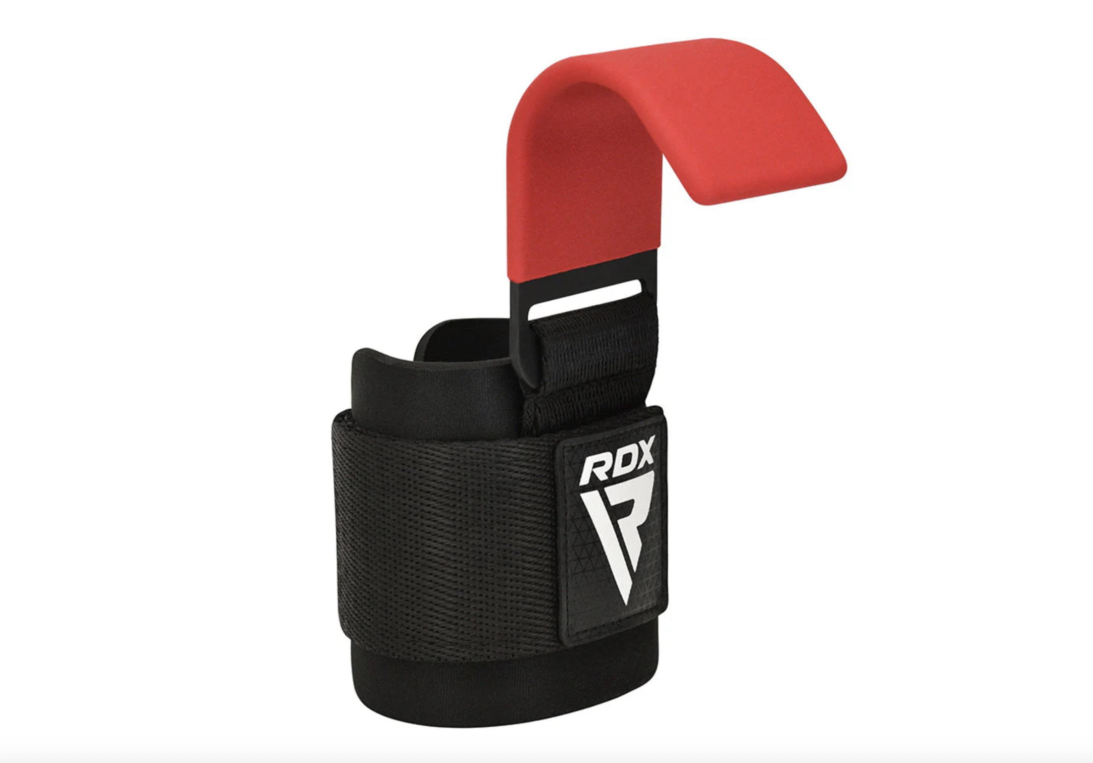 RDX Sports RDX W5 Vzpěračské trhačky s háky, červené