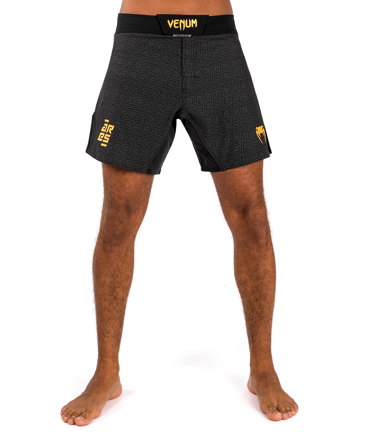 Venum x Ares 2.0 Fight Shorts - Black/Gold Velikost: S