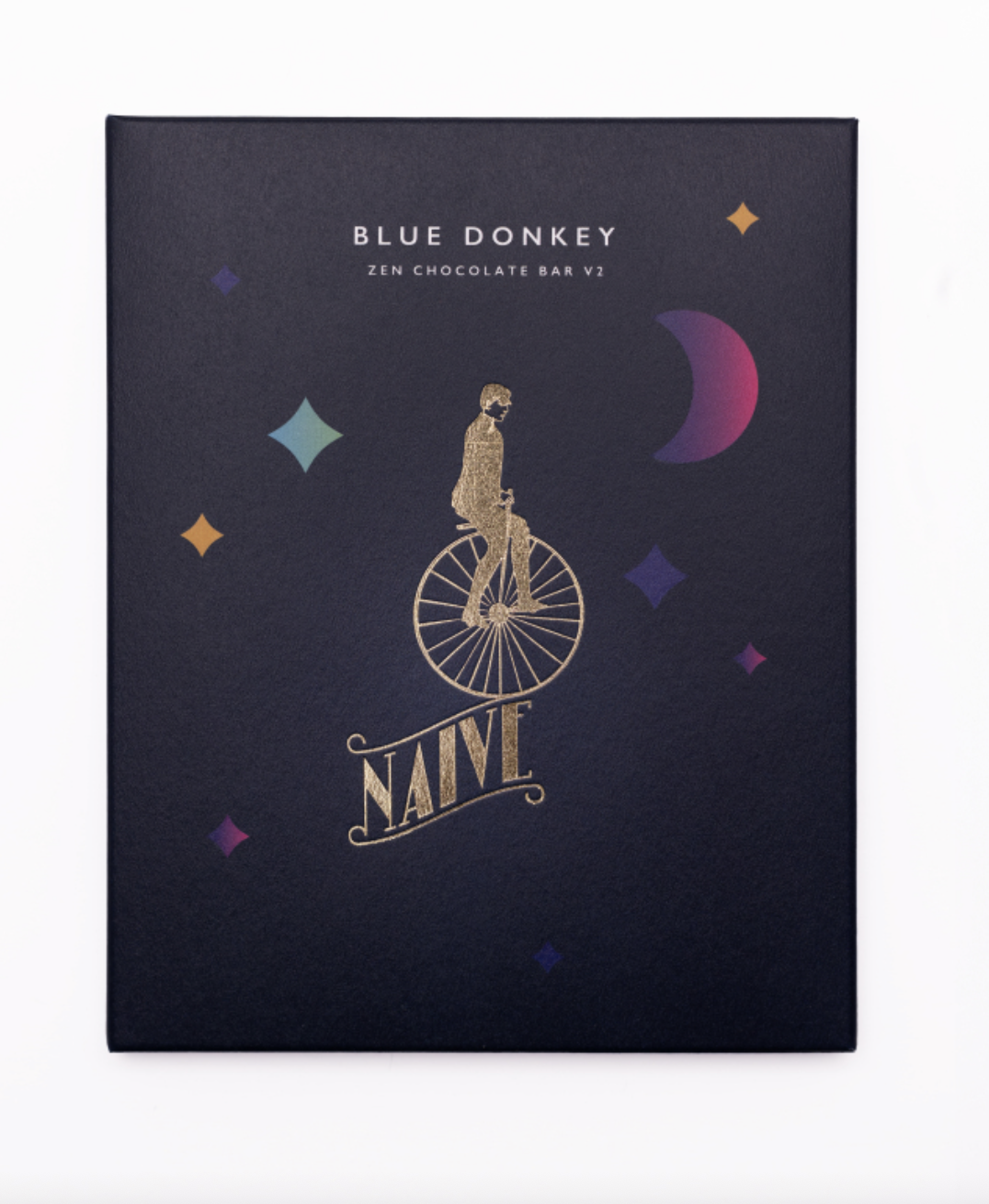 Naive BLUE Donkey Čokoláda - Spánková oslí darkmilk ZEN v2 (bez cukru), 50 g
