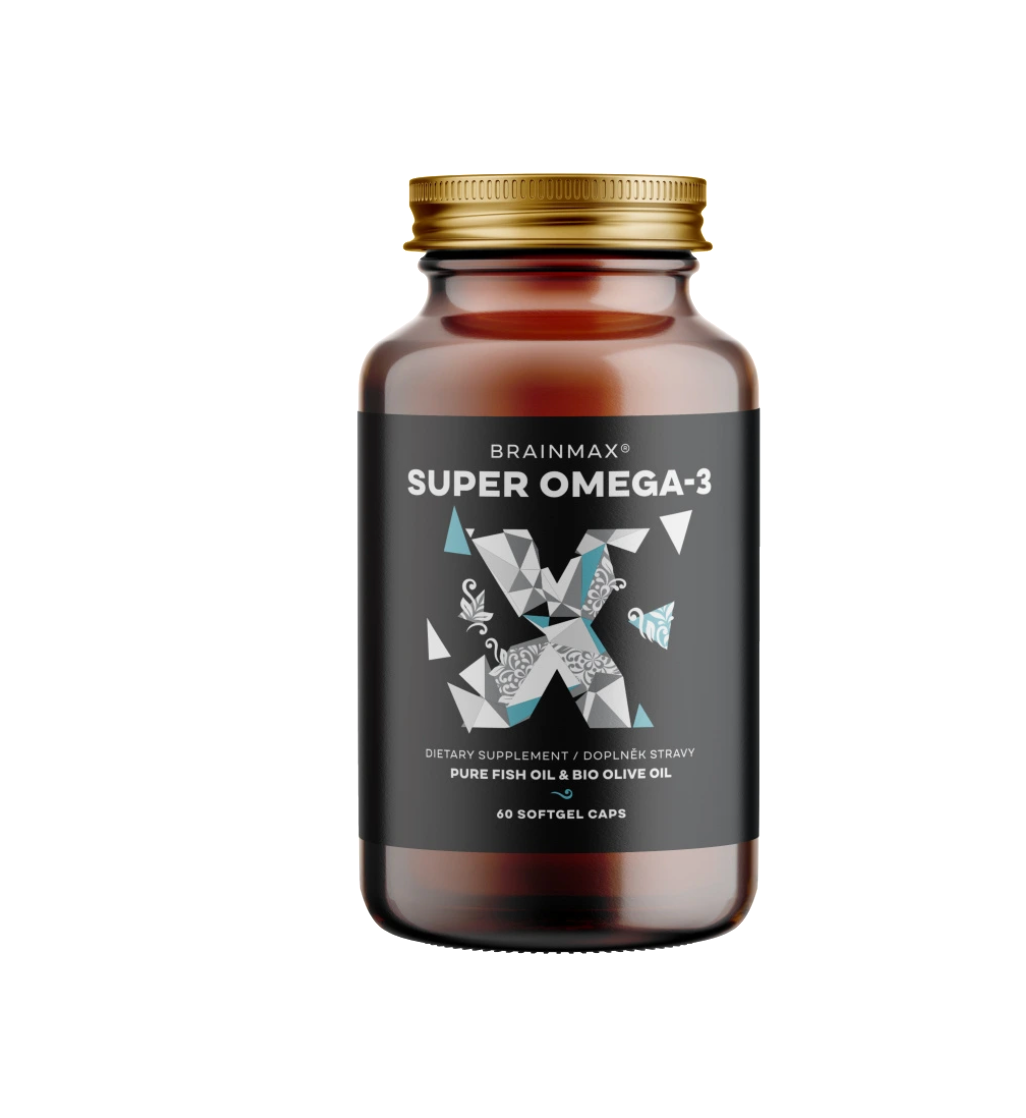 BrainMax Super Omega-3, 60 softgel kapslí