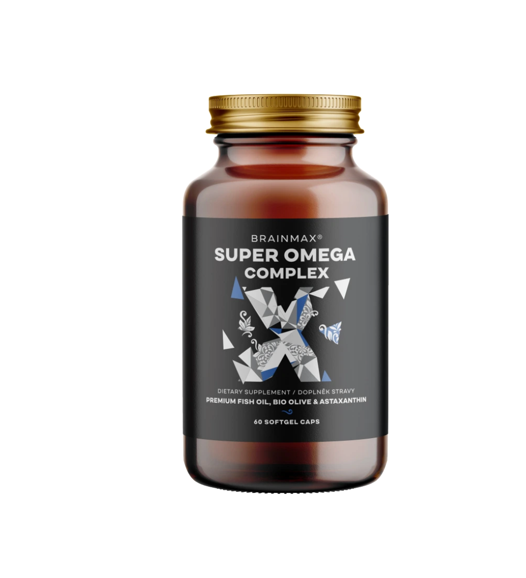 BrainMax Super Omega Complex, 60 softgel kapslí