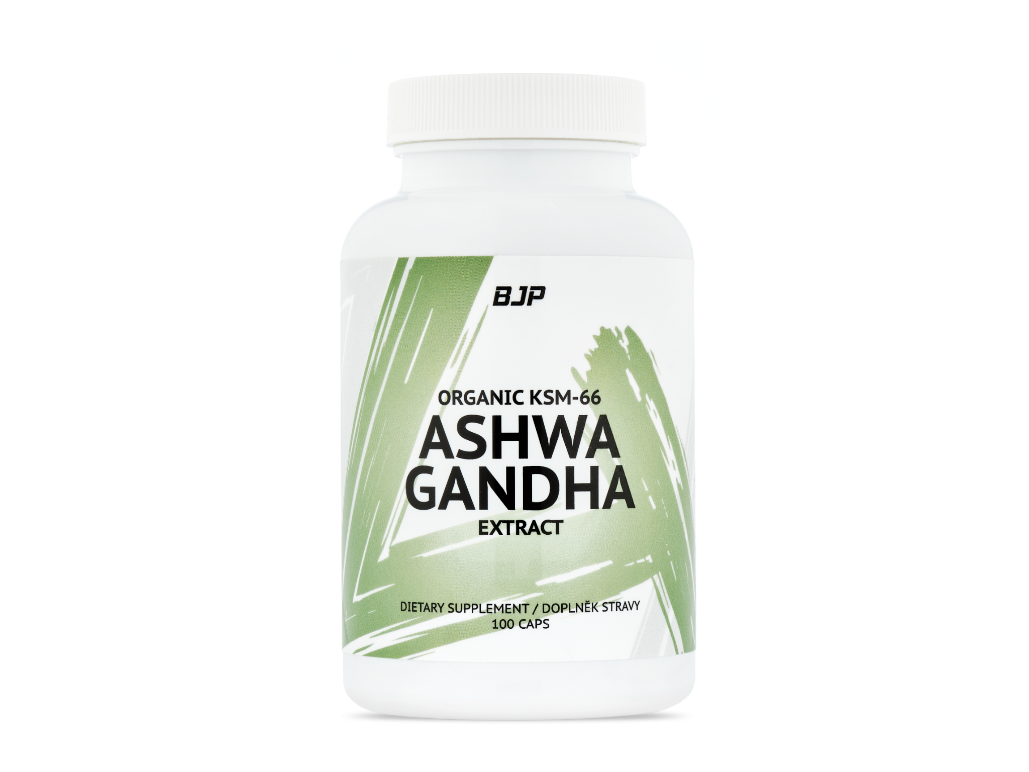 BJP Ashwagandha KSM-66 BIO, 100 rostlinných kapslí