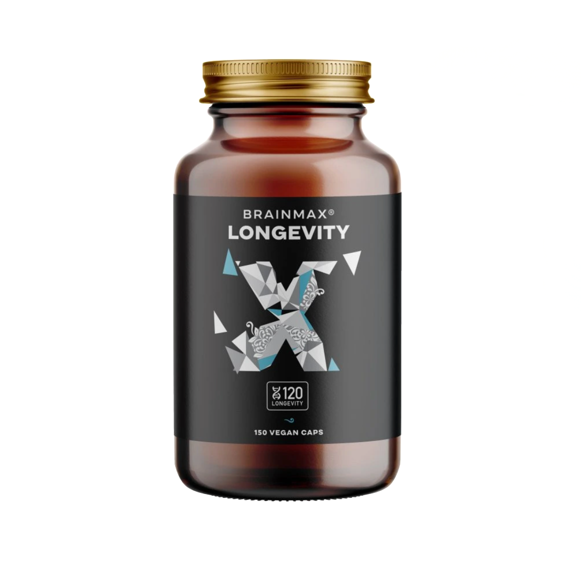 BrainMax Longevity, 150 rostlinných kapslí