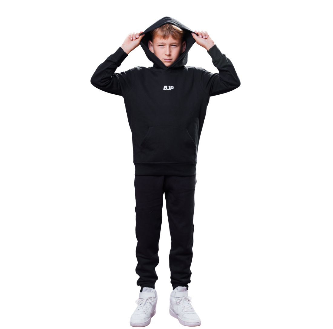 BJP Dětská Mikina Basic, Černá Výška a věk: 134-146 cm (9-11 let)