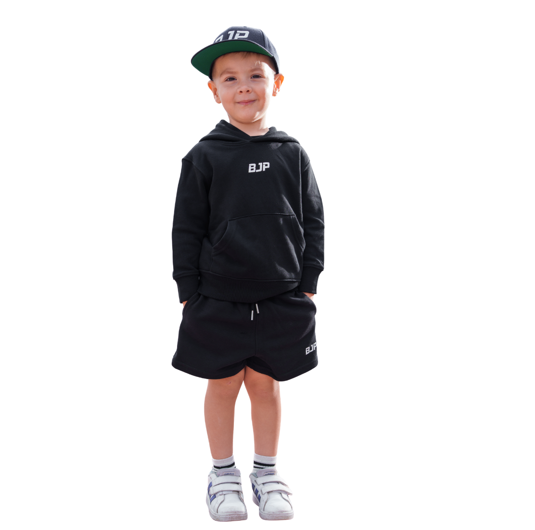 BJP Dětské Kraťasy Basic, Černá Výška a věk: 98-104 cm (3-4 let)