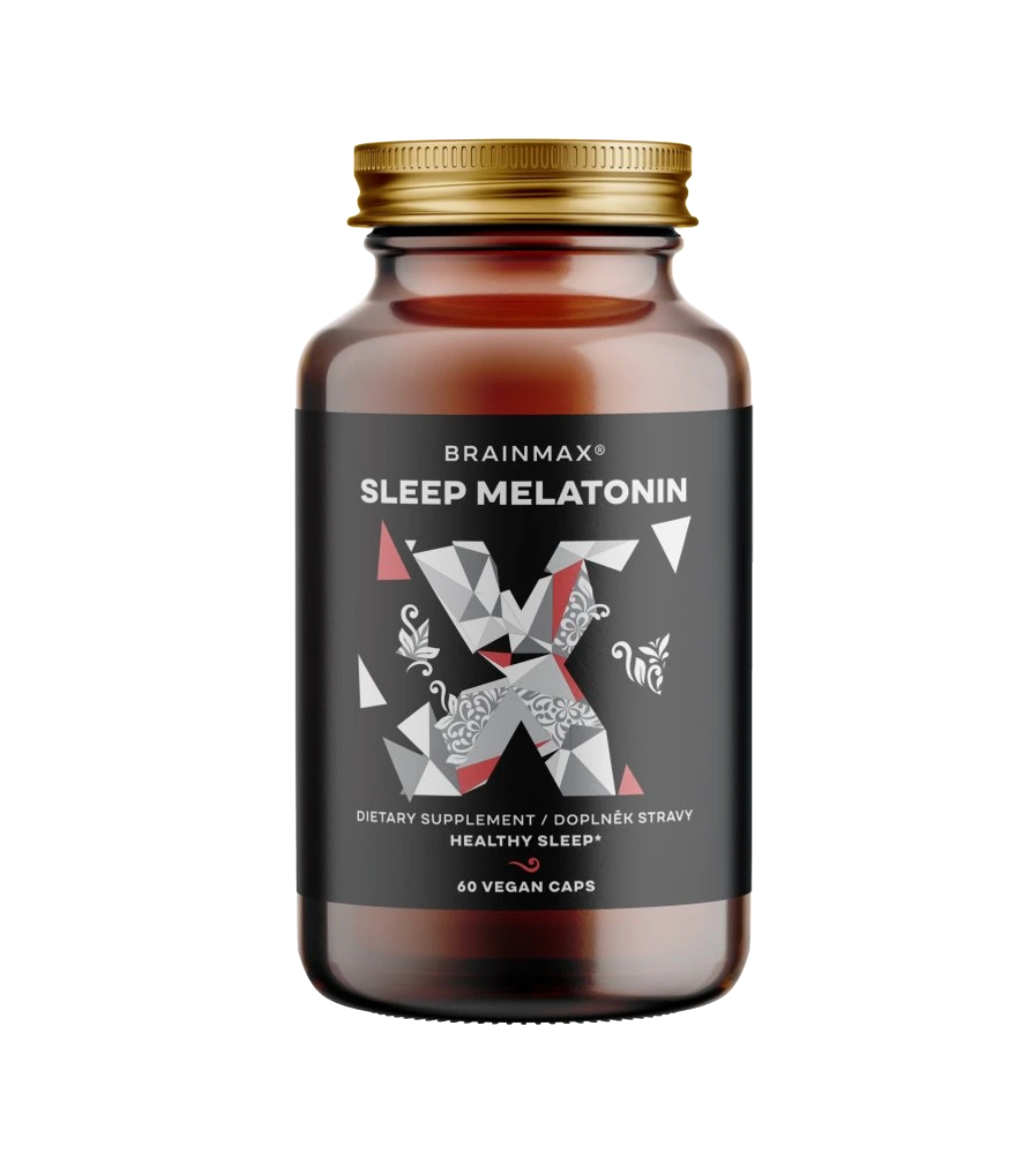 BrainMax Sleep Melatonin, Na spaní, 60 kapslí
