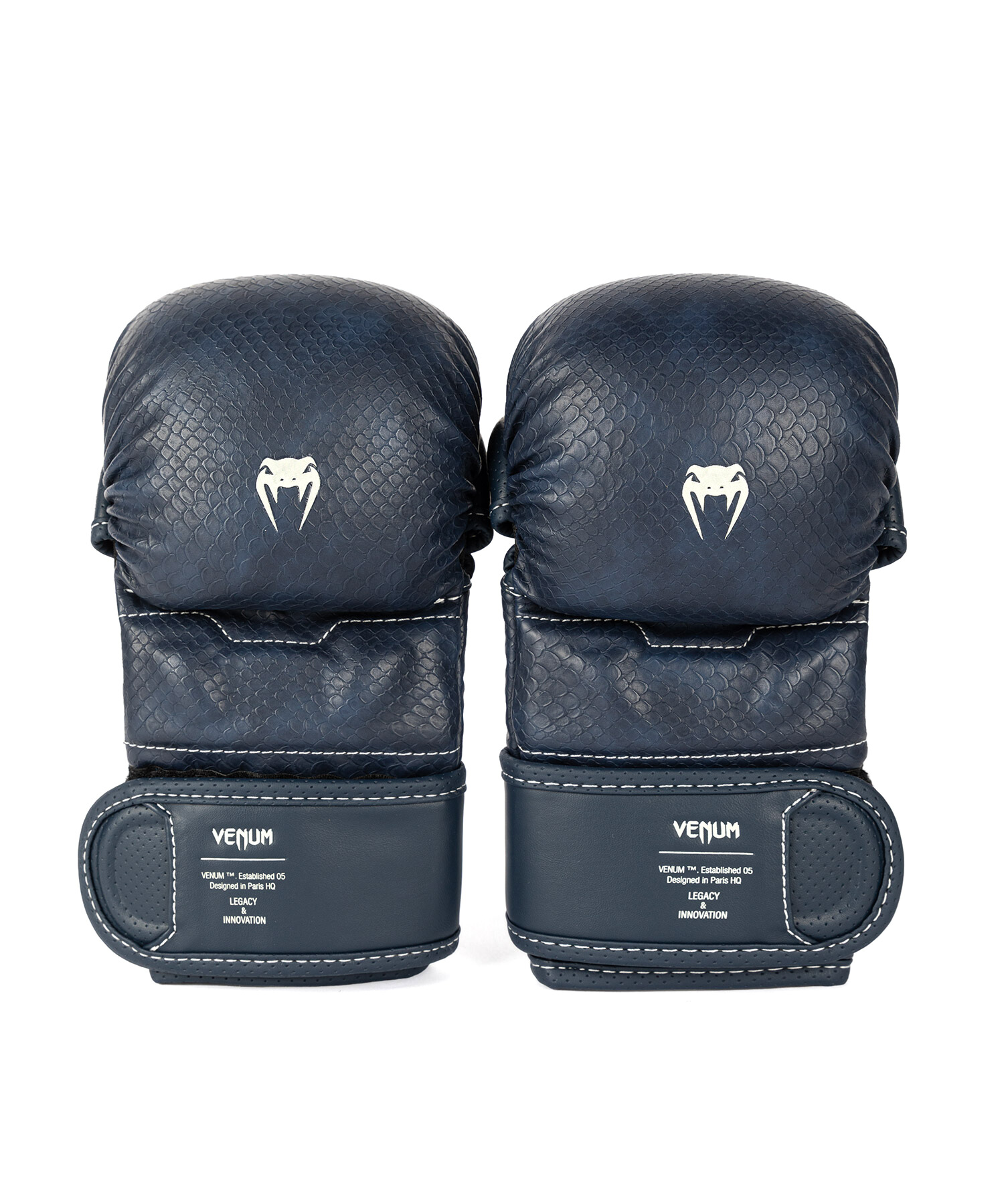 Venum Impact Evo Scales MMA Gloves - Midnight Blue Velikost: L/XL