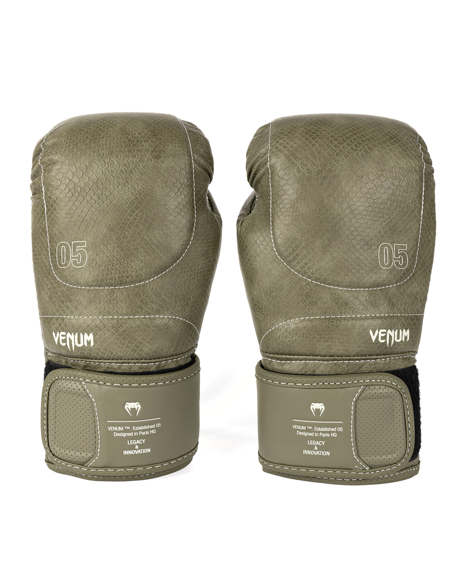 Venum Impact Evo Scales Boxing Gloves - Army Green Velikost: 10oz