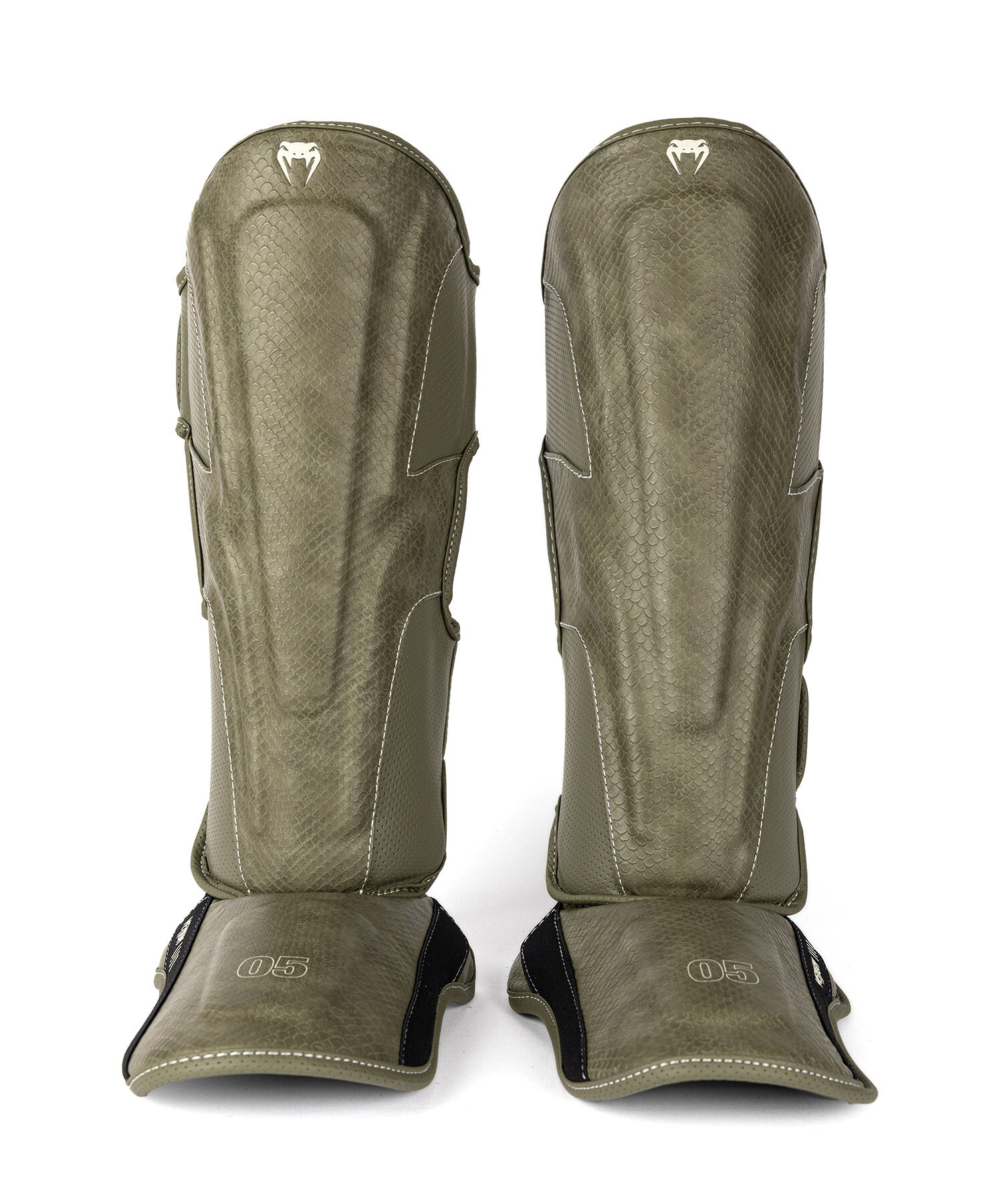 Venum Impact Evo Scales Shinguards - Army Green Velikost: M