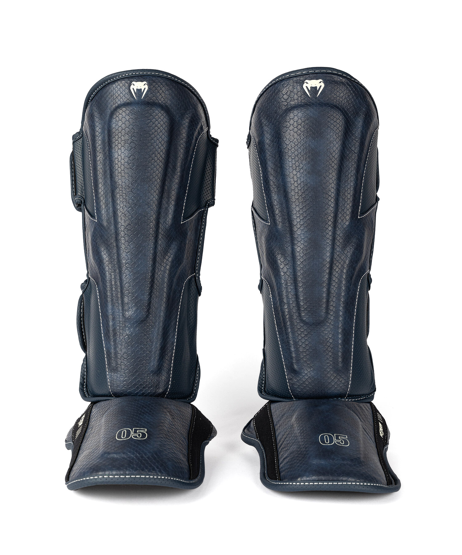Venum Impact Evo Scales Shinguards - Midnight Blue Velikost: M