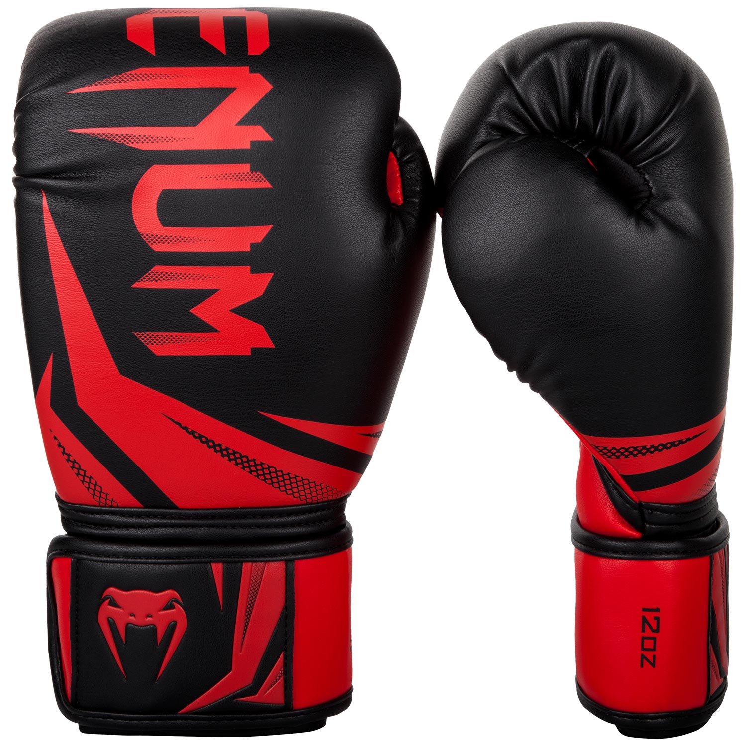 Venum Challenger 3.0 Boxing Gloves - Black/Red Velikost: 12oz