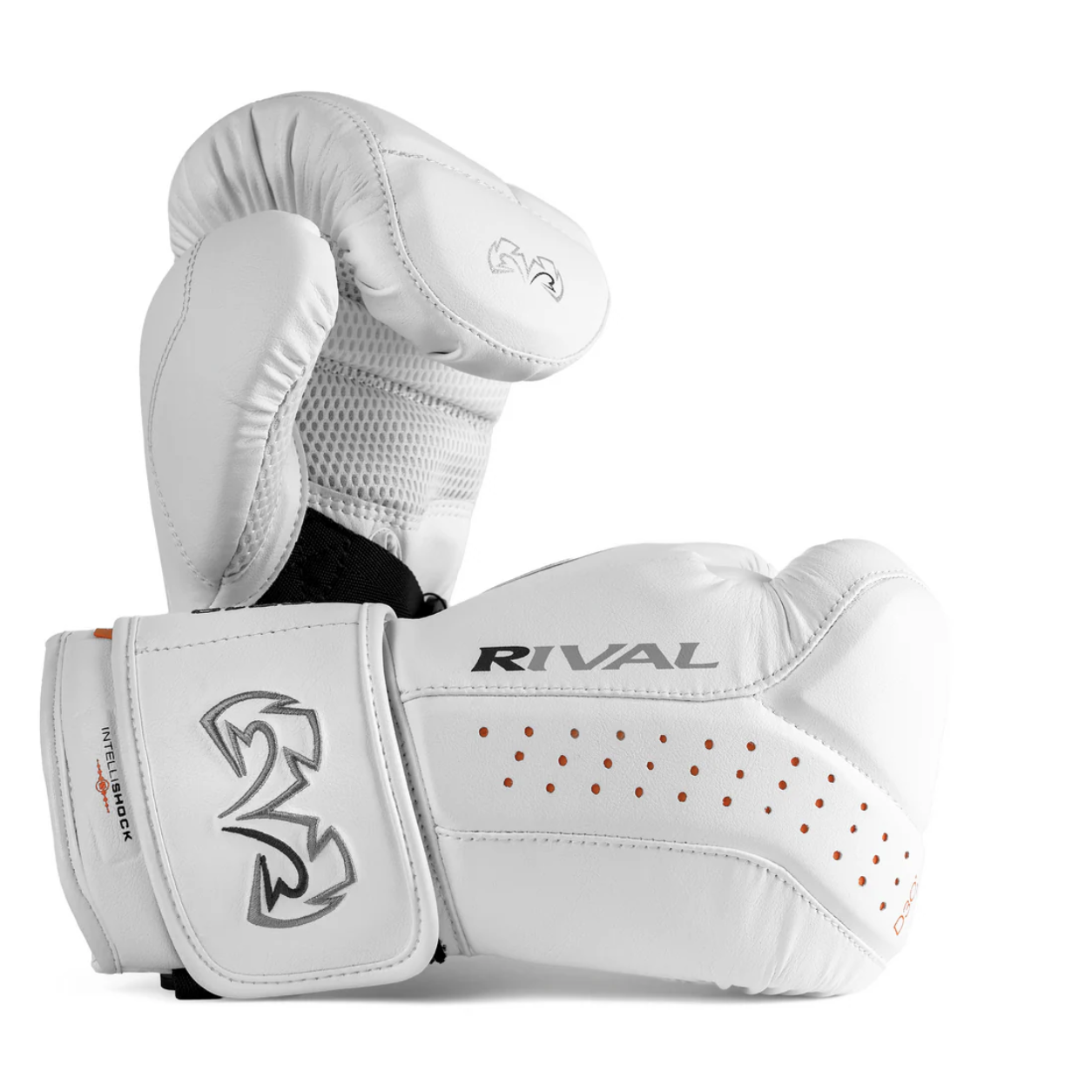 Rival Boxing RB10 Intelli-Shock Bag Gloves, White Velikost: M