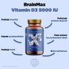 BrainMax Vitamín D3, 5000 IU, 120 rastlinných kapsúl