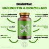 BrainMax Quercetin & Bromelain, Kvercetín a Bromelaín, 100 rastlinných kapsúl