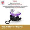 OPRO Mundschutz Gold, Schwarz
