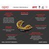 OPRO Mundschutz Gold UFC, Schwarz
