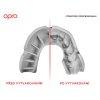 OPRO Mouthguard Bronze UFC, white