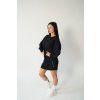 BJP Damen-Longline-Sweatshirt The Power, Schwarz