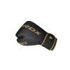 F6 Matte Boxing Gloves, Gold