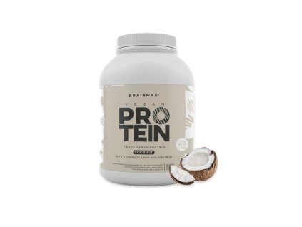 BrainMax Vegan protein, 1000 g (Příchuť Banán)