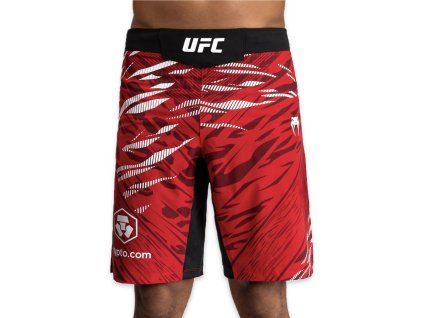 UFC Fusion by Venum Authentic Fight Night Men’s Fight Short - Long Fit - Red (Velikost L)