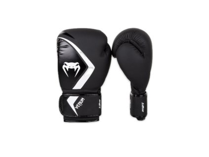 Venum Boxerské Rukavice Contender 2.0 - Černá/Bílá (Velikost 10oz)