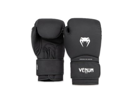 Venum Contender 1.5 Boxing Gloves - Black/White (Velikost 10oz)