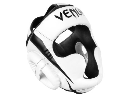 8246 venum elite headgear white black
