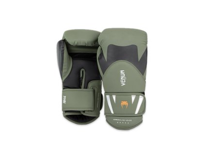 Venum Challenger 4.0 Boxing Gloves - Khaki/Black (Velikost 10oz)