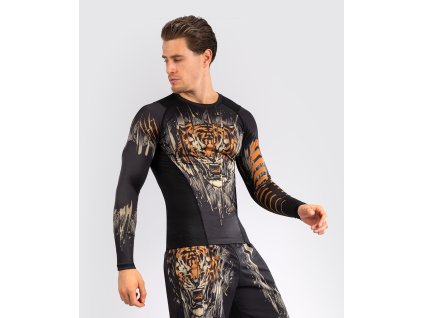 3bc8165ad2d1504b8097746170e7e4246401ec3a RASH LS TIGER BLACK NEO ORANGE 8