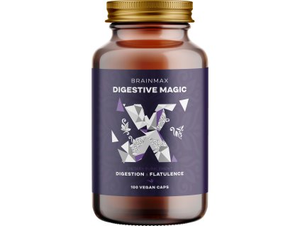 2073 brainmax digestive magic podpora traveni 100 rostlinnych kapsli