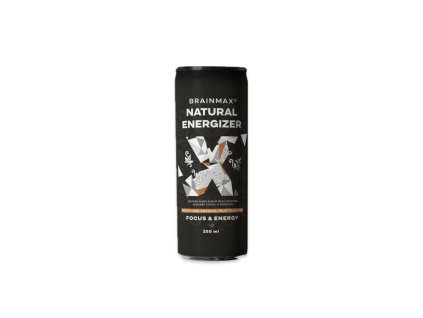 BrainMax Natural Energizer, energetický drink, různé druhy, 250 ml (Příchuť Broskev, marakuja)