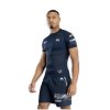 UFC Fusion by Venum Fight Week Men’s Performance Short Sleeve Rashguard - Oceanic Blue (Velikost L)