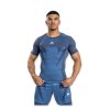 Venum Attack Men's Short Sleeve Rashguard - Navy Blue (Velikost L)