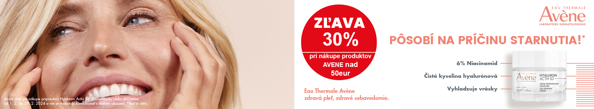 Avene zlava 30