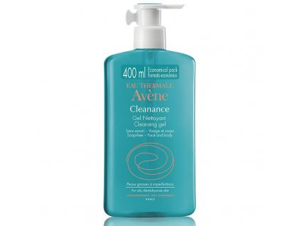 Avene Cleanance Čistiaci gél pre citlivú pleť so sklonom k akné 400 ml