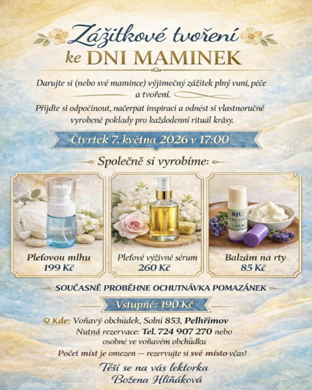 Kreativní tvoření ke dni maminek v KVĚTNU