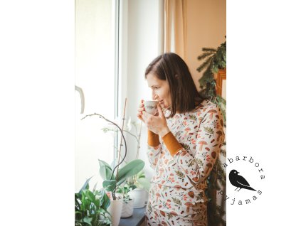 Pyžamo s podzimním motivem