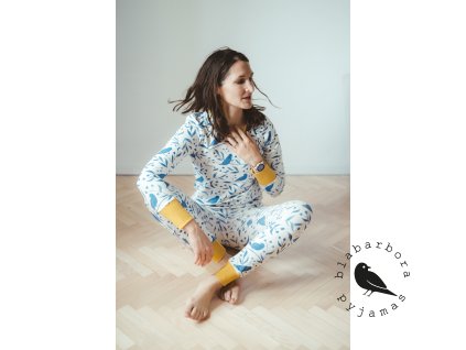 Pyžamo s ikonickými ptáčky  české pyžamo