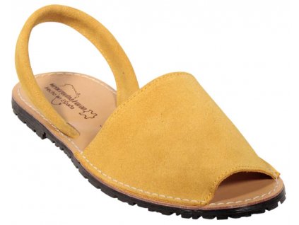 abarcas žlutá semiš