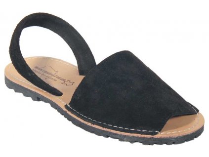 abarcas černé semiš